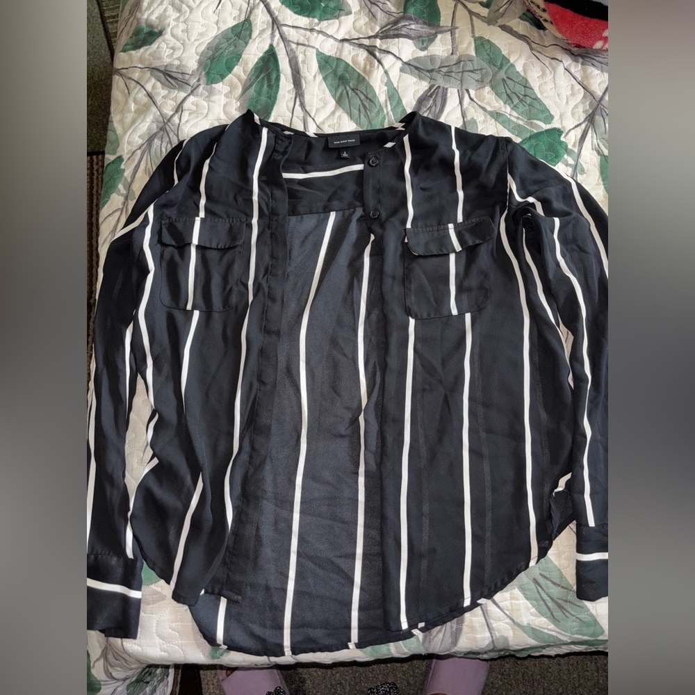 Black Striped womans Jacket